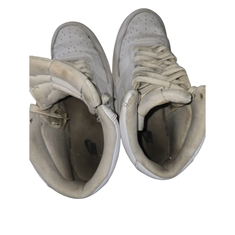 Nike Mens Court Vision Athletic Shoes Size10‎ High Triple White CD5466-100